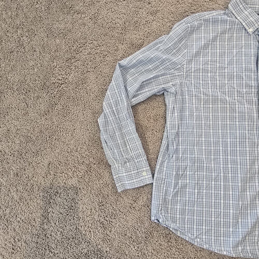 Vineyard Vines Whale Shirt Mens XL Extra Large‎ Blue Plaid Button Down Slim Fit - Picture 3 of 11